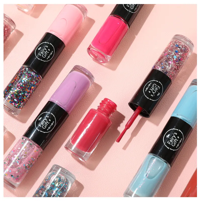 Double Head Quick Dry Nail Polish Without Baking Durable Non-Peeling Nail Art Manicure Gel Varnish 40 Colors
