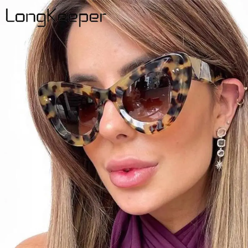 Women Summer Retro Cat Eye Frame Sunglasses UV400