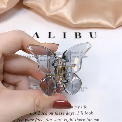 Women Exquisite Butterfly Shaped Acrylic Hair Claw for Daily Wear