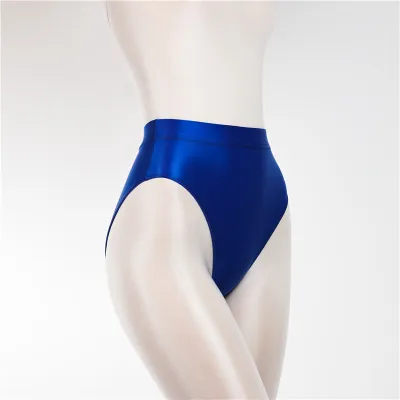 Women Edgy Satin Breathable Sexy High Waist Panty