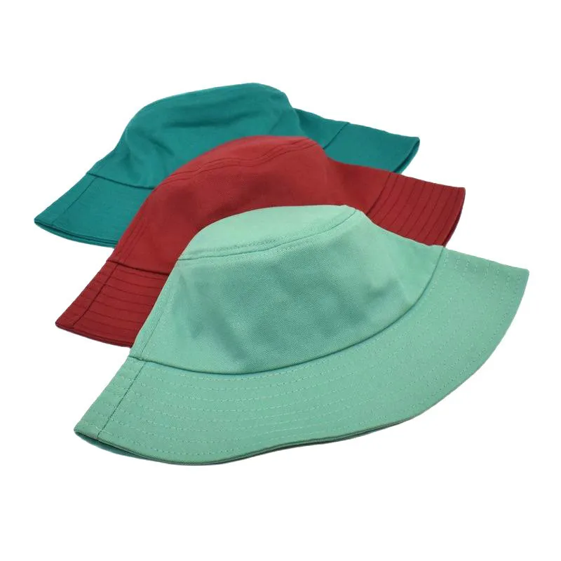 Wholesale Unisex Summer Casual Solid Color Bucket Hat