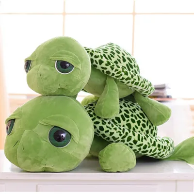 Kids Cute Cartoon Big-eyed Turtle Plush Toy Stuffed Animal 20cm