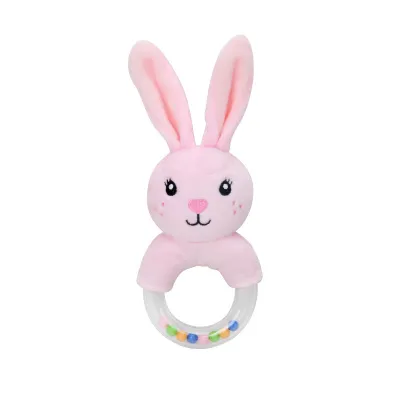 Baby Hand Rattle Newborn Hand Grabbing Soothing Puzzle Plush Toy