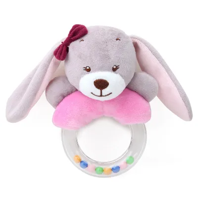 Baby Hand Rattle Newborn Hand Grabbing Soothing Puzzle Plush Toy