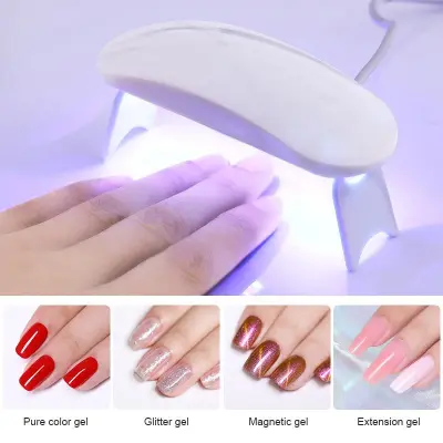 Mouse Mini LED Phototherapy Machine USB Nail Drying UV Baking Lamp for Nail Polish Mini Nail Lamp