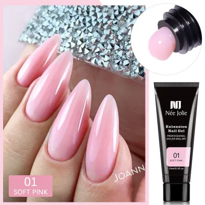 Fast Crystal Nail Extension Glue Paper-Free Sticky 15Ml