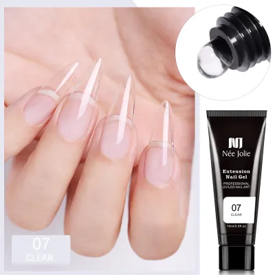 Fast Crystal Nail Extension Glue Paper-Free Sticky 15Ml