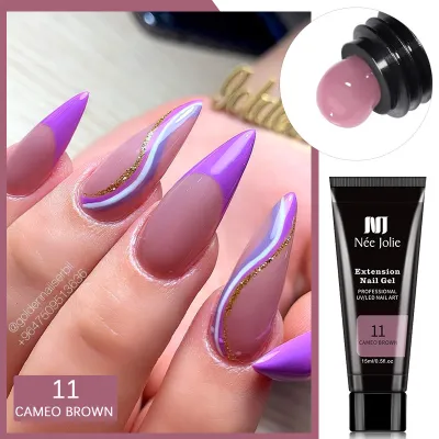 Fast Crystal Nail Extension Glue Paper-Free Sticky 15Ml