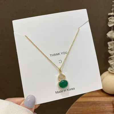 Women Exquisite Rhinestone And Imitation Pearl Stainless Steel Pendant Necklace