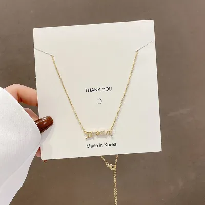 Women Exquisite Rhinestone And Imitation Pearl Stainless Steel Pendant Necklace