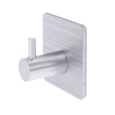 Black Robe Hook Wall Hook for Bathroom Aluminum Alloy Rustproof Hook Hanger Kitchen Home Storage Accessories