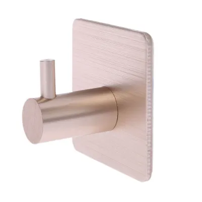 Black Robe Hook Wall Hook for Bathroom Aluminum Alloy Rustproof Hook Hanger Kitchen Home Storage Accessories