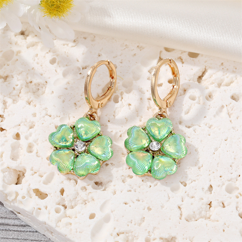ピアス Numbering Flower Earrings #8272 SA5B0001 Single-layer Six-Petal Flower Earrings