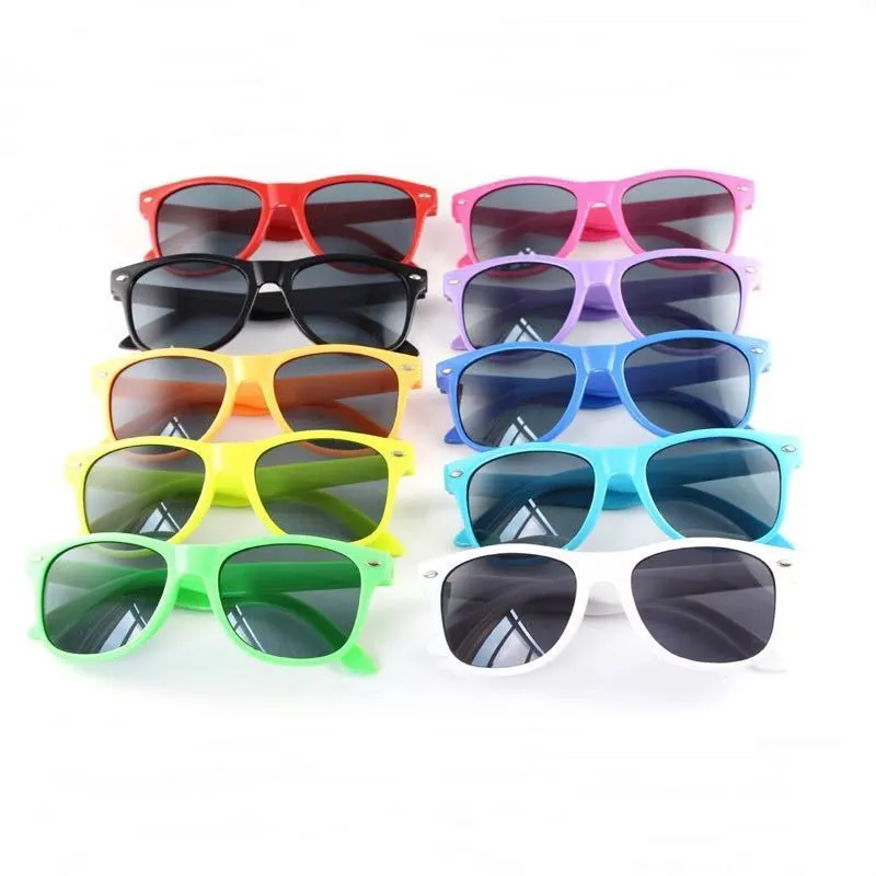 Retro Multicolor Kids Rice Nail Sunglasses