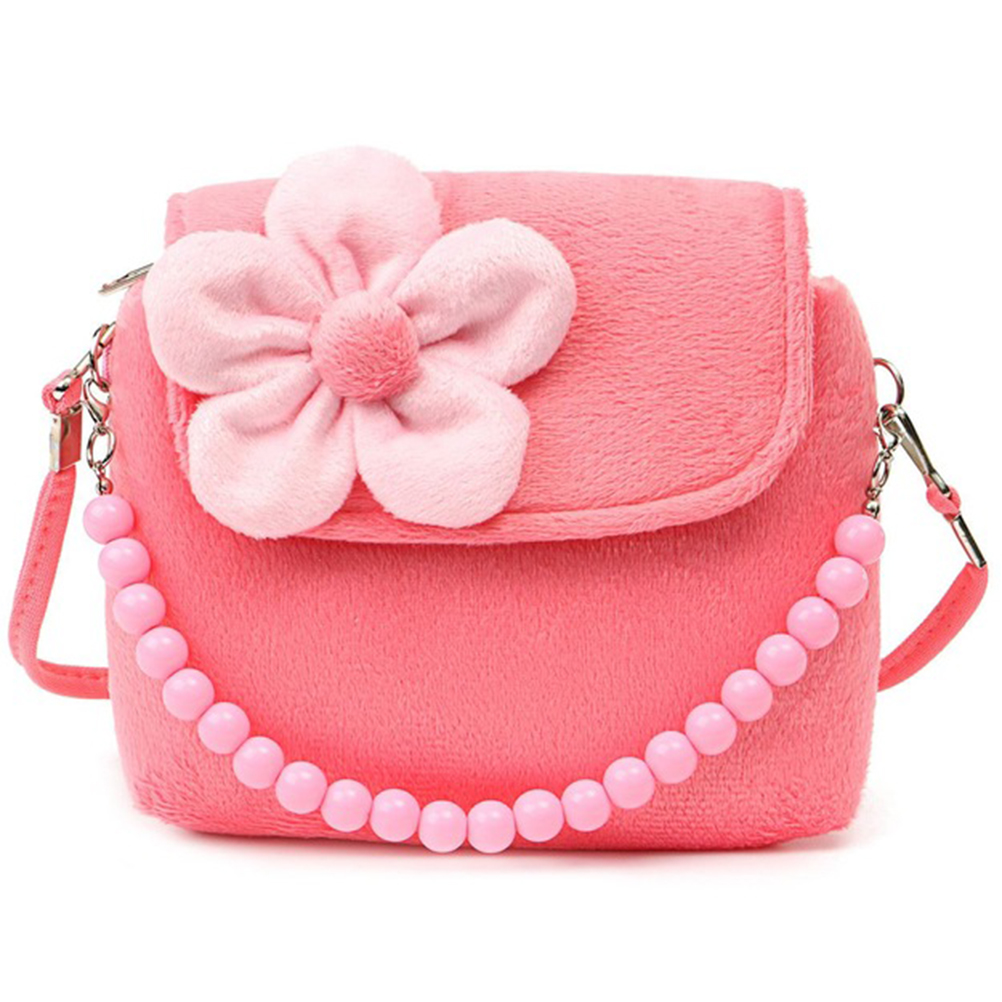 Pearl Bow Children's Small Shoulder Bag Lovely Flower Baby Girls Coin Purse  Handbags Fashion Chains Cute Princess Crossbody Bags - AliExpress