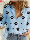 Dog Paw Blue