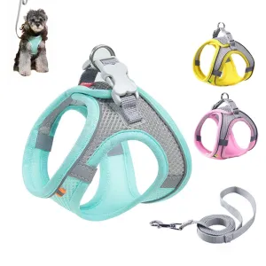Reflective Dog Harness For Small Dogs Cats Pet Harness And Leash Set Pet Accessories
