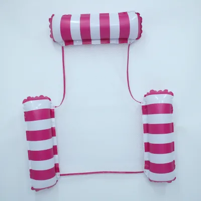Summer Foldable Water Inflatable Floating Bed PVC Material Without Foam Board