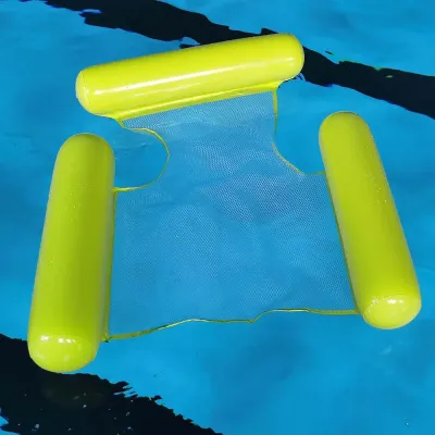 Summer Foldable Water Inflatable Floating Bed PVC Material Without Foam Board