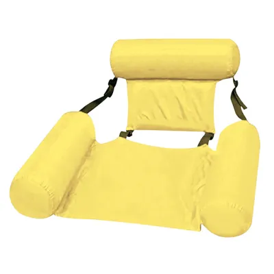 Summer Foldable Water Inflatable Floating Bed PVC Material Without Foam Board