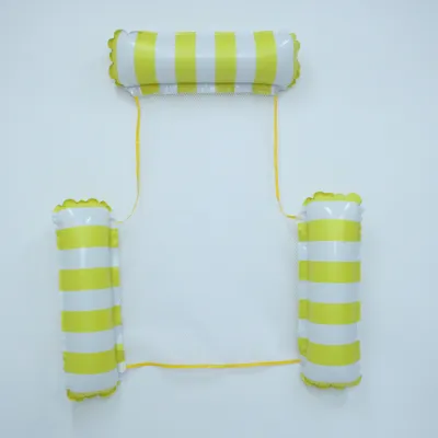 Summer Foldable Water Inflatable Floating Bed PVC Material Without Foam Board