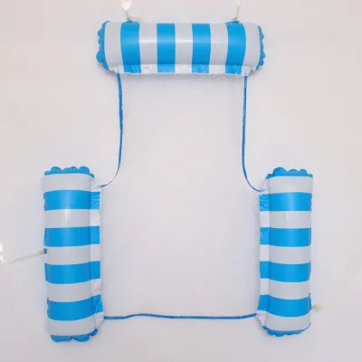 Summer Foldable Water Inflatable Floating Bed PVC Material Without Foam Board