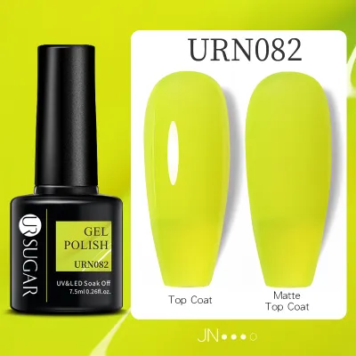 Ur Sugar Fluorescent Glow-In-Dark Gel Nail Polish 7.5Ml Summer Neon Luminous UV LED Nail Art Gel