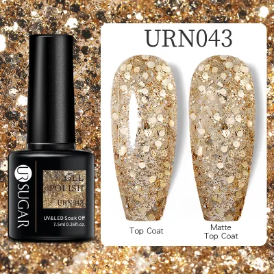 Ur Sugar Fluorescent Glow-In-Dark Gel Nail Polish 7.5Ml Summer Neon Luminous UV LED Nail Art Gel