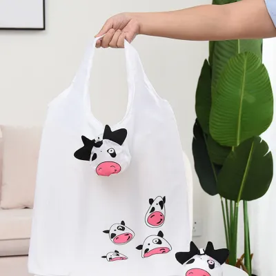Eco Friendly Foldable Shopping Bag Cartoon Reusable Storage Bag