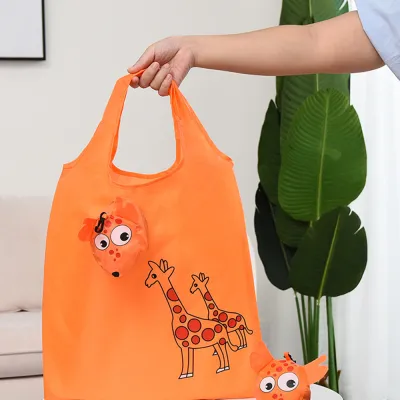 Eco Friendly Foldable Shopping Bag Cartoon Reusable Storage Bag