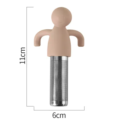 Creative Silicone Tea Infuser Strainer Sieve Stainless Steel Infusers Teaware