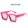 C11 Red Silver Mirror