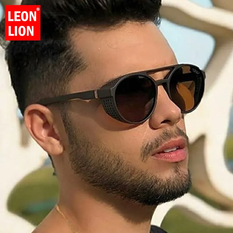 Men Classic Punk Vintage Sunglasses