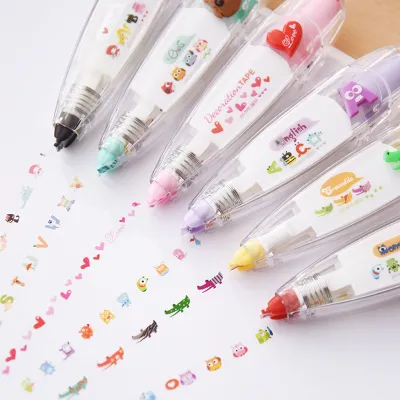 Cartoon Pattern Correction Tape For Students Stationery Pens