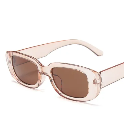 Women Retro Square Sunglasses Gradient UV400