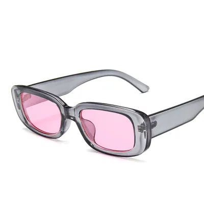 Women Retro Square Sunglasses Gradient UV400