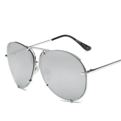 Women Oversized Pilot Photochromic Sunglasses UV400
