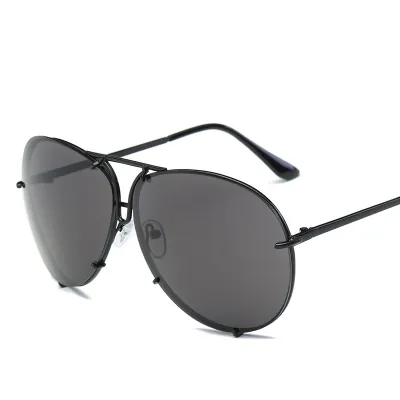 Women Oversized Pilot Photochromic Sunglasses UV400