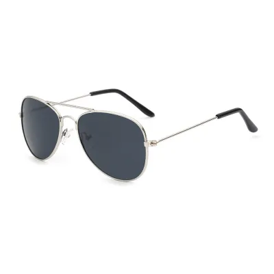 Kids Fashion Square Metal Outdoor UV400 Sunglasses
