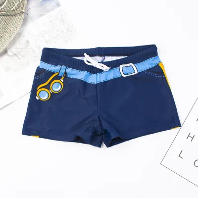Shark Print Boys Swim Shorts for Kids