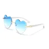 Gold Frame Gradient Blue