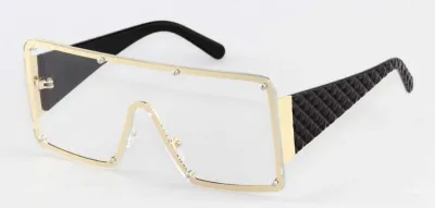 Women Stylish Modern Large Frame Wide Brim Sunglasses