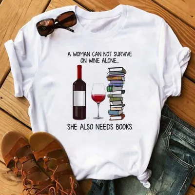Women Casual Graphic Printed Short Sleeve Loose T-Shirt