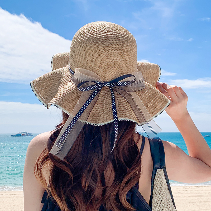 Wholesale Wholesale Women Summer Fashion Polka Dot Bow