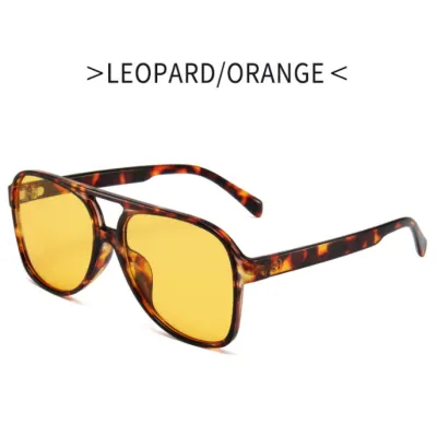 Wholesale Women Fashion Vintage Double Bridge Sunglasses
