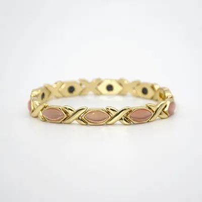 Women Stylish Detachable Diamond Opal Magnet Bracelet