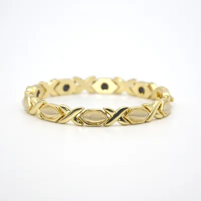Women Stylish Detachable Diamond Opal Magnet Bracelet