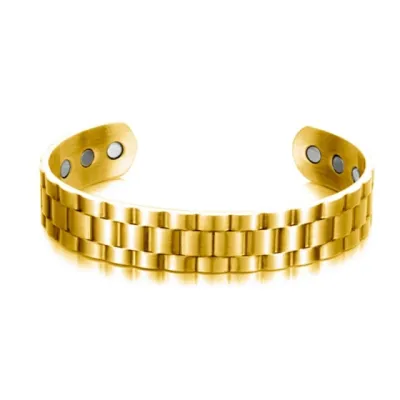 Fashion Flow Adjustable Magnetic Bracelet Grid Magnet Bracelet