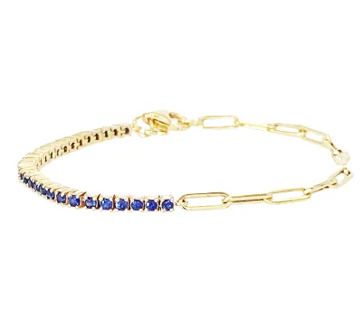 Women Fashion Simple Geometric Exotic Copper Micro-Set Zircon Single Row Thick Chain Bracelet