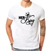Her King White T